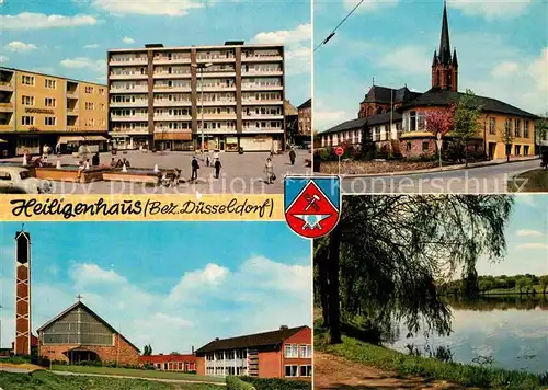 AK / Ansichtskarte Heiligenhaus Mettmann Kirchen Stausee Abtskuech Kirchplatz