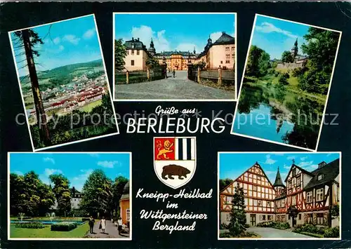 AK / Ansichtskarte Berleburg Bad Fachwerk Heilbad Kat. Bad Berleburg