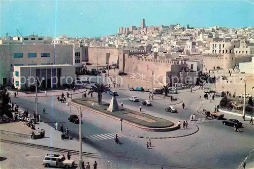 AK / Ansichtskarte Sousse Place Farhat Hached et les remparts de la Medina Kat. Tunesien