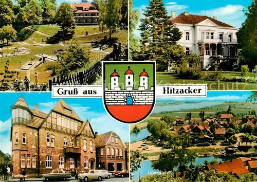 AK / Ansichtskarte Hitzacker Elbe Schloss Rathaus Minigolf Kat. Hitzacker (Elbe)