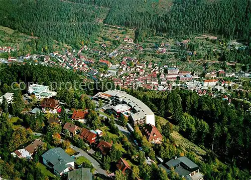 AK / Ansichtskarte Wildbad Schwarzwald Hoehenkurgebiet Sommerberg mit Blick auf die Kurstadt Kat. Bad Wildbad