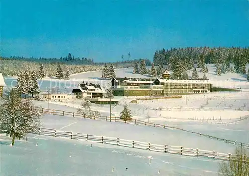 AK / Ansichtskarte Hinterhaeuser Parkhotel Gloecklehof Winterpanorama Schwarzwald Kat. Schluchsee