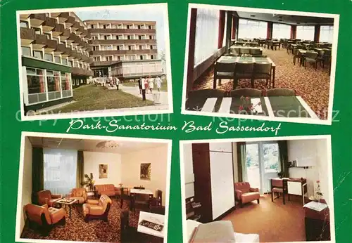 AK / Ansichtskarte Bad Sassendorf Park Sanatorium Kat. Bad Sassendorf