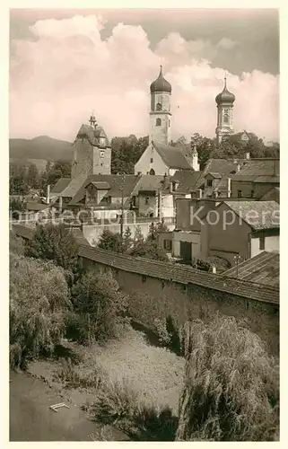 AK / Ansichtskarte Isny Allgaeu Kirche Kat. Isny im Allgaeu