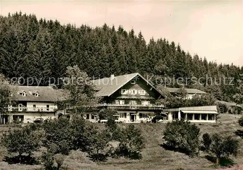 AK / Ansichtskarte Isny Allgaeu Berghotel Jaegerhof Kat. Isny im Allgaeu