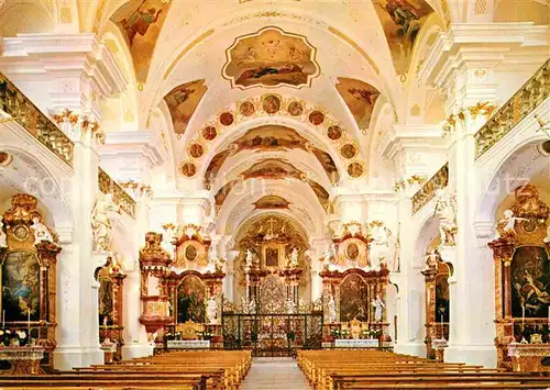 AK / Ansichtskarte St Peter Schwarzwald Ehemalige Klosterkirche Innenansicht Erbauer Peter Thumb 18. Jhdt. Kat. St. Peter