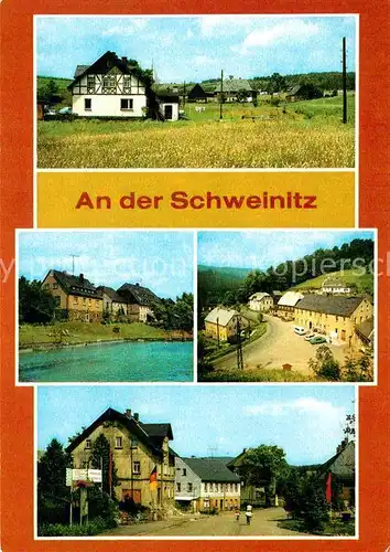 AK / Ansichtskarte Bruederwiese Teilansichten Betriebsferienheim Ericht Weinert Oberlochmuehle an der Schweinitz