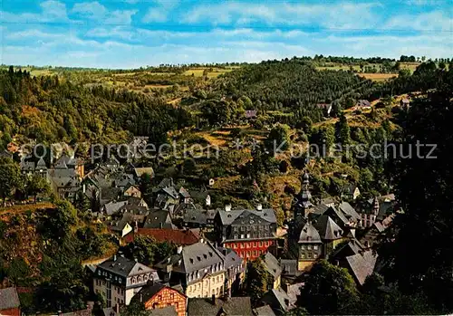 AK / Ansichtskarte Monschau Panorama Blick auf die Stadt Kat. Monschau