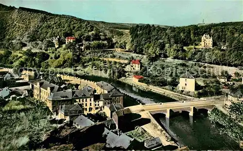 AK / Ansichtskarte La Roche en Ardenne Fliegeraufnahme Pont du Gravier Kat. 