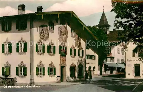 AK / Ansichtskarte Oberammergau Geroldhaus Kat. Oberammergau