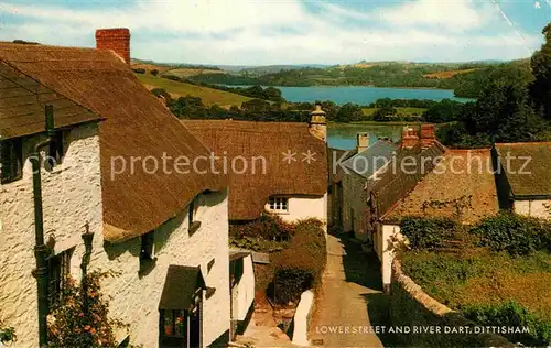 AK / Ansichtskarte Dartmouth Devon Lower Street and River Dart Kat. South Hams