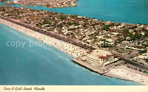 AK / Ansichtskarte Pass A Grille Beach Fliegeraufnahme mit Strand