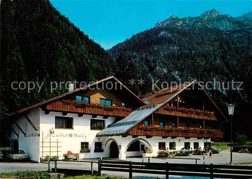 AK / Ansichtskarte Unterleutasch Gasthof Muehle Kat. Leutasch Tirol