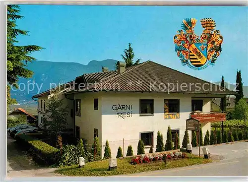 AK / Ansichtskarte Tramin Weinstrasse  Ferienwohnungen Doppelkarte Garni Resi