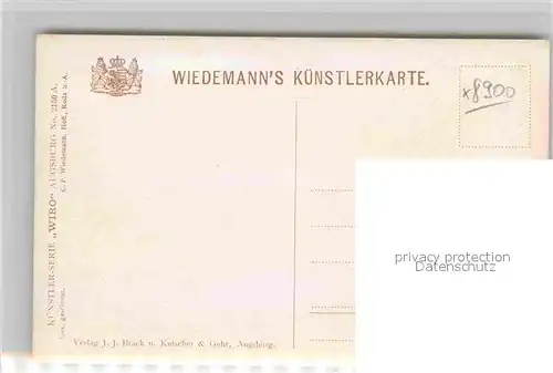 AK / Ansichtskarte Verlag Wiedemann WIRO Nr. 2150 A Augsburg Augustusbrunnen  Kat. Verlage