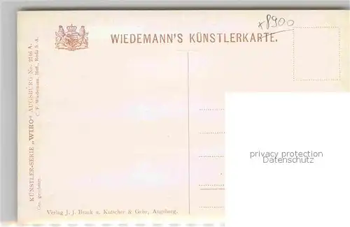 AK / Ansichtskarte Verlag Wiedemann WIRO Nr. 2146 A Augsburg Partie beim Unteren Graben  Kat. Verlage