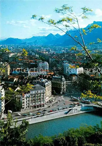 AK / Ansichtskarte Grenoble Place de la Bastille et Isere Kat. Grenoble