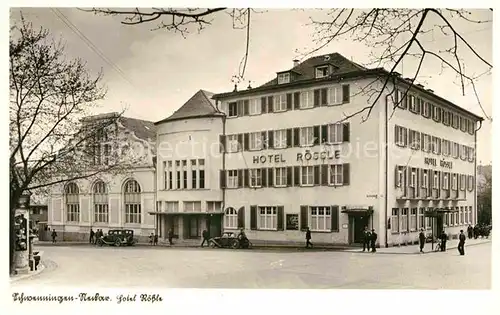 AK / Ansichtskarte Schwenningen Neckar Hotel Roessle Kat. Villingen Schwenningen