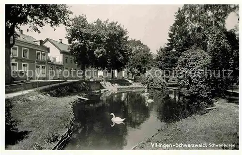 AK / Ansichtskarte Villingen Schwenningen Schwanensee Kat. Villingen Schwenningen