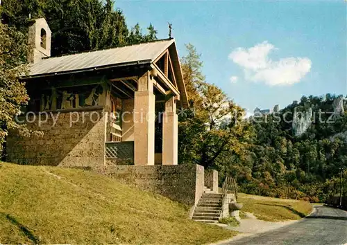 AK / Ansichtskarte Beuron Donautal St Mauruskapelle mit Burg Wildenstein Schwaebische Alb Kat. Beuron