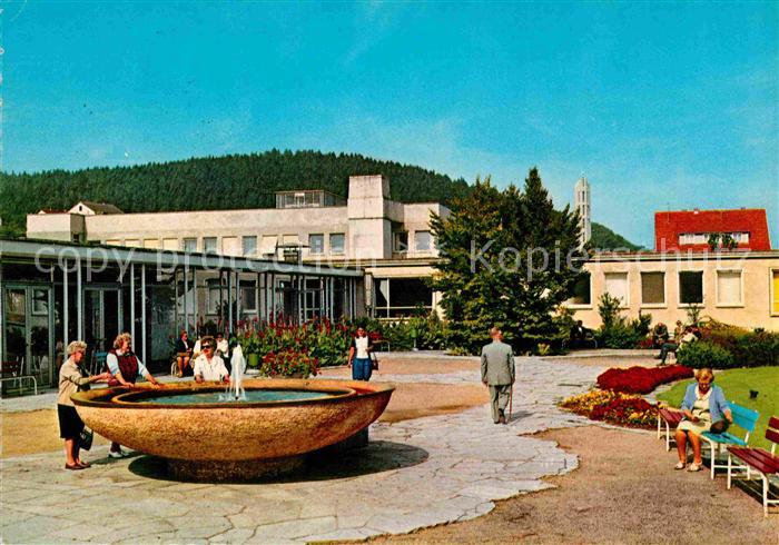 AK / Ansichtskarte Bad Soden Salmuenster Stadtbild mit Kirche Koenig ...