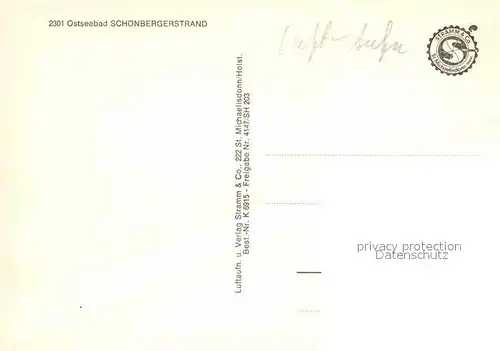 AK / Ansichtskarte Schoenberger Strand Fliegeraufnahme Kat. Schoenberg (Holstein)