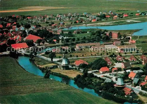 AK / Ansichtskarte Greetsiel Fliegeraufnahme Kat. Krummhoern