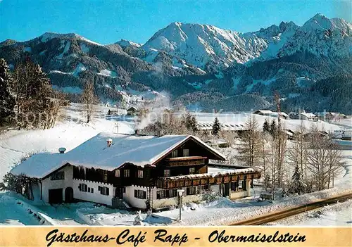 AK / Ansichtskarte Obermaiselstein Gaestehaus Rapp Kat. Obermaiselstein