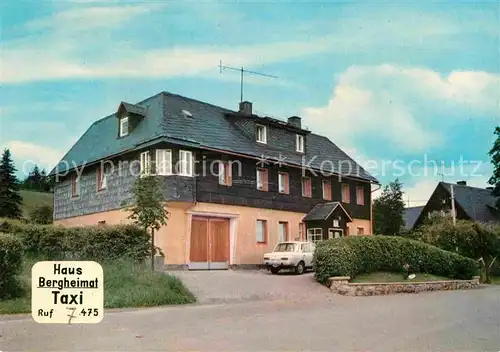 AK / Ansichtskarte Schellerhau Haus Bergheimat Kat. Altenberg