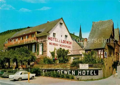 AK / Ansichtskarte Ediger Mosel Hotel Weinhaus Zum Loewen