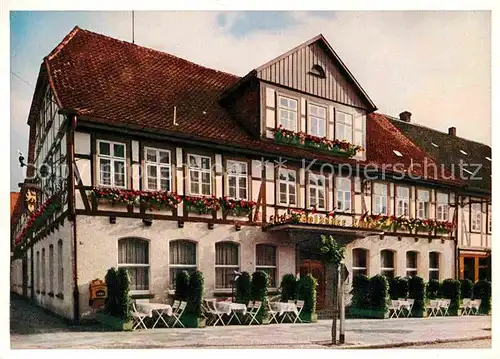 AK / Ansichtskarte Seesen Harz Zuechner Hotel Restaurant Kat. Seesen