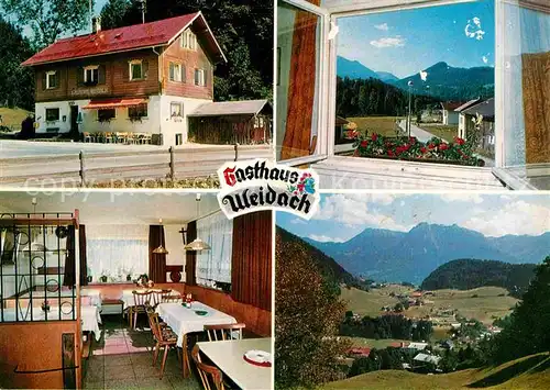 AK / Ansichtskarte Tiefenbach Oberstdorf Gasthaus Weidach Panorama Kat. Oberstdorf