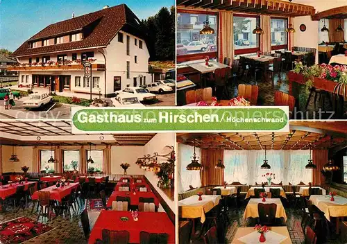 AK / Ansichtskarte Hoechenschwand Gasthaus zum Hirschen Kat. Hoechenschwand