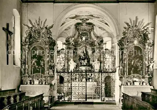 AK / Ansichtskarte Isny Allgaeu Marienkapelle Gnadenbild Kat. Isny im Allgaeu