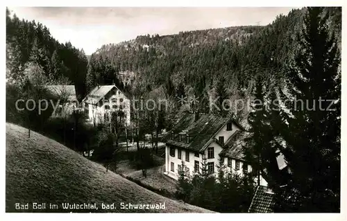 AK / Ansichtskarte Bad Boll Wutachtal Kat. Boll