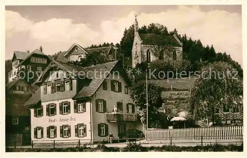 AK / Ansichtskarte Schoenmuenzach Fremdenheim Haus Frey  Kat. Baiersbronn