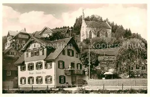 AK / Ansichtskarte Schoenmuenzach Pension Haus Frey Murgtal Kat. Baiersbronn