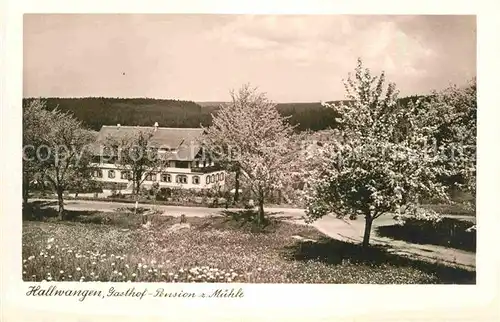 AK / Ansichtskarte Hallwangen Gasthof Pension zur Muehle Kat. Dornstetten