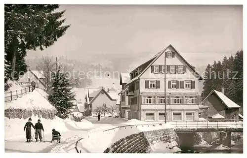 AK / Ansichtskarte Obertal Baiersbronn Winterlandschaft  Kat. Baiersbronn