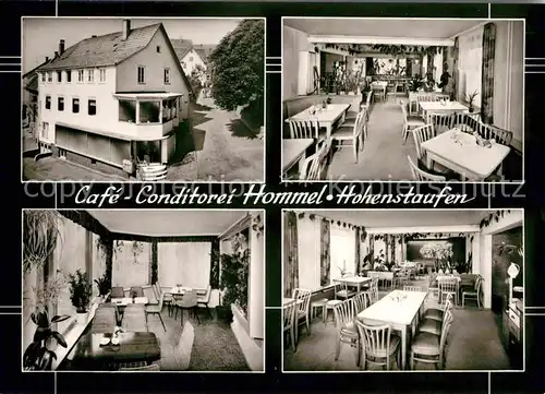 AK / Ansichtskarte Hohenstaufen Cafe Hommel Kat. Goeppingen