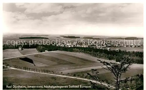 AK / Ansichtskarte Bad Duerrheim Panorama  Kat. Bad Duerrheim