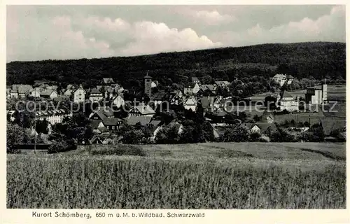 AK / Ansichtskarte Schoemberg Schwarzwald Teilansicht  Kat. Schoemberg