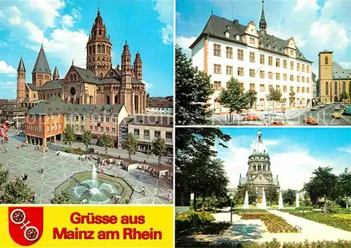 AK / Ansichtskarte Mainz Rhein Dom Alte Universitaet Christuskirche