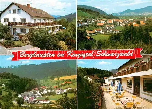 AK / Ansichtskarte Berghaupten Panorama Kinzigtal Schwarzwald Gaststaette Pension Kat. Berghaupten