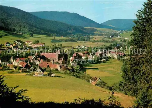 AK / Ansichtskarte Klosterreichenbach Panorama Luftkurort im Schwarzwald Kat. Baiersbronn