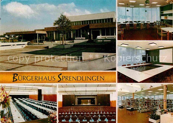 AK / Ansichtskarte Sprendlingen Dreieich Buergerhaus Innenansichten Kat ...