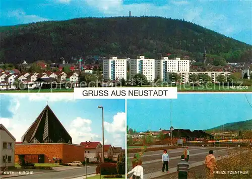 AK / Ansichtskarte Neustadt Coburg Am Moos Freizeitzentrum Kirche Kat. Neustadt b.Coburg