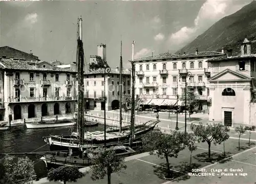 AK / Ansichtskarte Malcesine Lago di Garda Piazza a Lago Kat. Malcesine