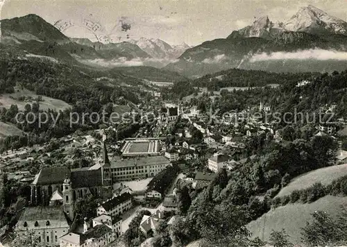 AK / Ansichtskarte Berchtesgaden mit Watzmann Steinernem Meer und Jenner Kat. Berchtesgaden