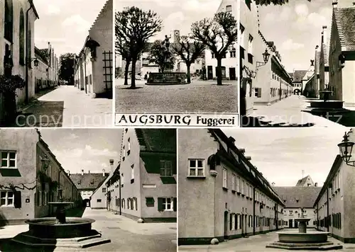 AK / Ansichtskarte Augsburg Fuggerei aelteste Sozialsiedlung der Welt Kat. Augsburg